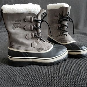 Sorel Caribou Boots in Shale/Stone